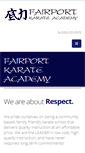 Mobile Screenshot of fairportkarate.net